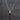 January Birthstone - Garnet Cubic Zirconia Sterling Silver Pendant Necklace