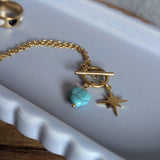Amnesia Jewellery | Gold Plated Jasmine Wish Upon A Star Necklace