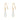 Gold plated Jasmine Pearl Drop Earrings