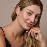 Gold Plated Jasmine Pearl Drop Earrings