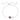 July Birthstone - Ruby Cubic Zirconia Adjustable Silver Bracelet