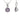 June Birthstone - Alexandrite Cubic Zirconia Silver Pendant Necklace