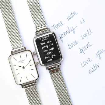 Ladies Architēct Lille - Cloud Silver - Handwriting Engraving