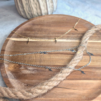 Amnesia Jewellery | Gold Plated Stainless Steel Lightning Choker