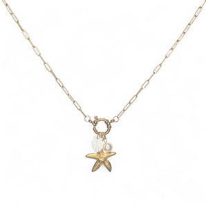 Amnesia Jewellery | Gold Plated Stainless Maldives Charm Necklace