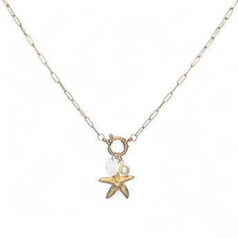 Amnesia Jewellery | Gold Plated Stainless Maldives Charm Necklace