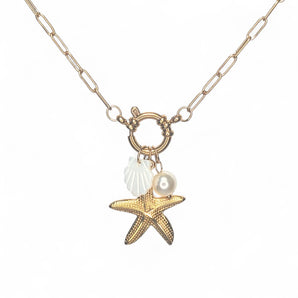 Amnesia Jewellery | Gold Plated Stainless Maldives Charm Necklace