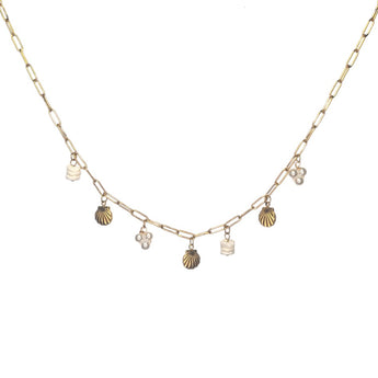 Amnesia Jewellery | Gold Plated Stainless Maldives Choker Necklace