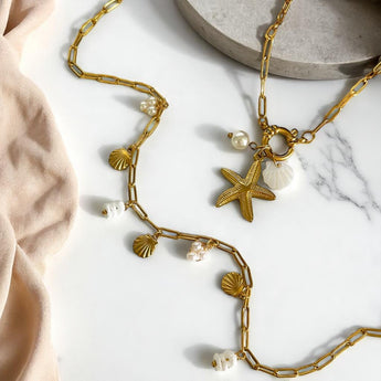 Amnesia Jewellery | Gold Plated Stainless Maldives Choker Necklace