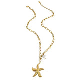 Amnesia Jewellery | Gold Plated Stainless Steel Mara Ocean Necklace