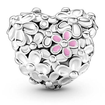 Sterling Silver Mum Love You always Charm With Flowers