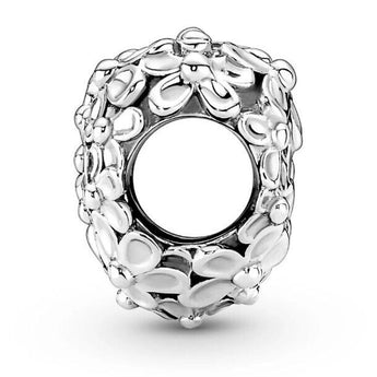 Sterling Silver Mum Love You always Charm With Flowers