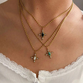 Amnesia Jewellery | Gold Plated Stainless Steel Pendant Necklaces