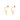 Sterling Silver November Birthstone Hoop Earrings Layered in 9ct Gold