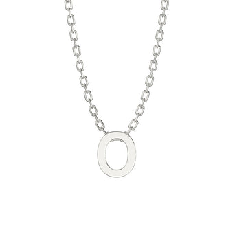 Silver Initial Necklaces
