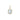9ct Gold Oblong Halo CZ Pendant Necklace