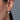 Opal Hinge Drop Silver Earrings