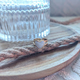 Amnesia Jewellery | Gold Plated Stainless Passion Love Heart Ring. Our gold plated Passion Love Heart Ring with its cute heart design is perfect for wearing on its own or to stack up with other gold plated rings. Tarnish Free and Waterproof. Shop now for quality Jewellery/Jewelry!