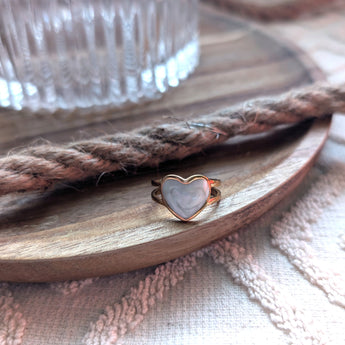 Amnesia Jewellery | Gold Plated Stainless Passion Love Heart Ring. Our gold plated Passion Love Heart Ring with its cute heart design is perfect for wearing on its own or to stack up with other gold plated rings. Tarnish Free and Waterproof. Shop now for quality Jewellery/Jewelry!