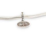 Sterling Silver CZ Peace Dangle Charm