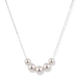 Silver Pearl Necklace