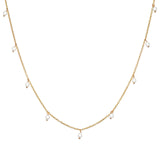 Pearl Drop Satellite Necklace