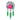 Pink Rose Dream Catcher Charm 