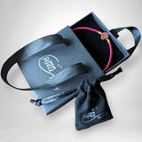 Rose Pink Clover Leaf Charm Bracelet