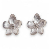 Amnesia Jewellery | Gold Plated Stainless Steel Azalea Flower Earrings