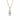 Scarlett Cubic Zirconia Drop Necklace in 18ct Gold Plated Sterling Silver