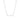 Sterling Silver Side Cross Necklace