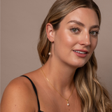 Sienna Cubic Zirconia & Pearl Drop Necklace