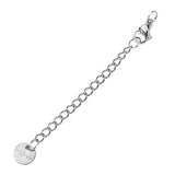Necklace Extender Chain up to 2" / 5 cm Adjustable by Amnesia Jewellery UK. Add up to 2" / 5 cm to your favourite necklaces with our tarnish free, waterproof jewellery extenders. Gold & silver options with secure lobster clasp.