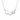 925 Sterling Silver Dainty Dot Cubic Zirconia Necklace
