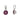 925 Sterling Silver February Birthstone Cubic Zirconia Pendant