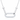 925 Sterling Silver Looped Cubic Zirconia Necklace