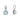 925 Sterling March Birthstone Cubic Zirconia Pendant
