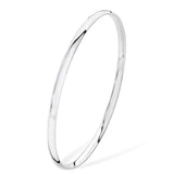 Sterling Silver 4mm Polished Bangle Bracelet