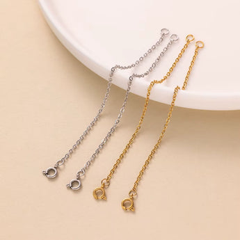 Silver & Gold Plated Necklace Chain Extenders by Urban Pizazz UK