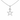 925 Sterling Silver Star Pendant Necklace on Fine Silver Curb Chain