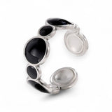 Amnesia Jewellery | Gold Plated Stainless Steel Solar Kiss Ring. Our gold plated Solar Kiss Ring with its unique multi circular design design is perfect for wearing on its own or to stack up with other gold plated rings. Tarnish Free and Waterproof. Shop now for quality Jewellery/Jewelry!