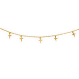 Amnesia Jewellery | Gold Plated Stainless Star Gazer Choker Necklace