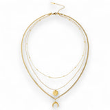 Amnesia Jewellery | Gold Plated Starlight Layered Necklace