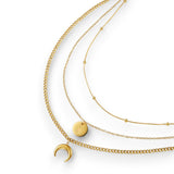 Amnesia Jewellery | Gold Plated Starlight Layered Necklace