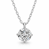 Sterling Silver 2ct Moissanite Diamond Necklace