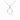 Sterling Silver CZ Initial Pendant Necklace Q