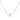 Sterling Silver Cubic Zirconia Flower Necklace