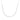 925 Sterling Silver Cubic Zirconia Half Tennis Necklace with Clear Cubic Zirconia Stones