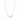 925 Sterling Silver Dainty Dot Cubic Zirconia Necklace