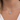 Sterling Silver Cubic Zirconia Halo Pendant Necklace with a blue topaz centre stone on Model